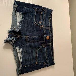 American Eagle Raw Hem Shorties